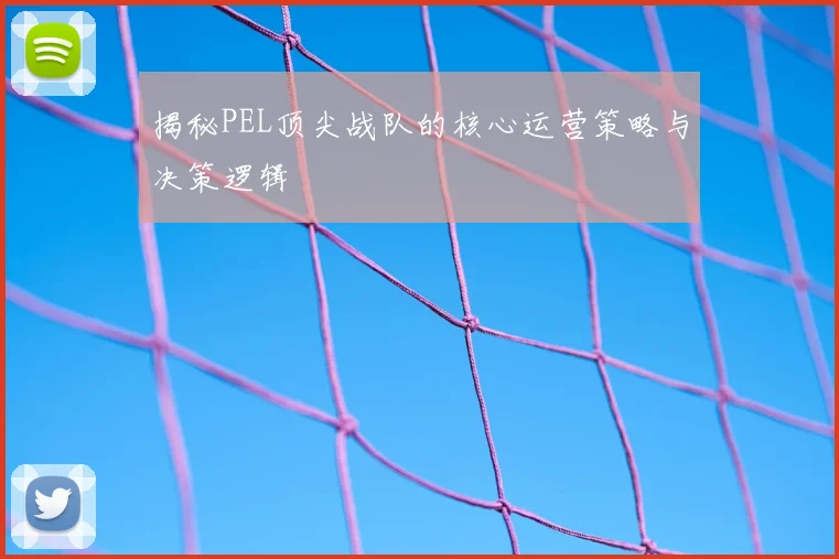 揭秘PEL顶尖战队的核心运营策略与决策逻辑